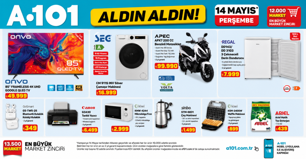 A101 14 Mayıs Aldın Aldın Kataloğu