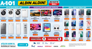 A101 26 Mayıs 2026 Aldın Aldın İndirim Kataloğu