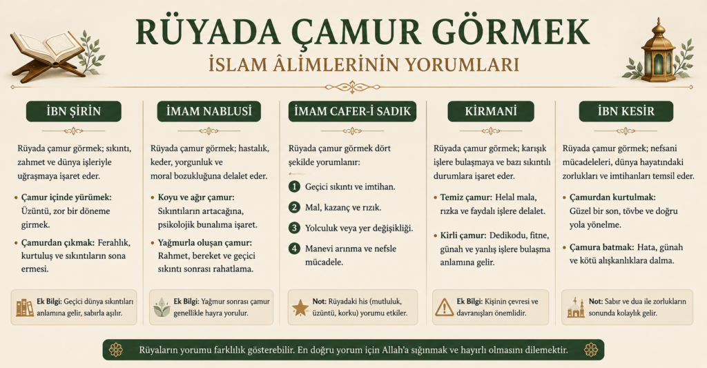 Rüyada çamur görmek ne anlama gelir?